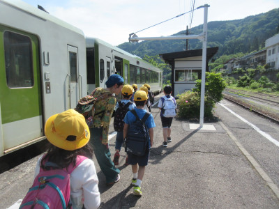 乗るとき